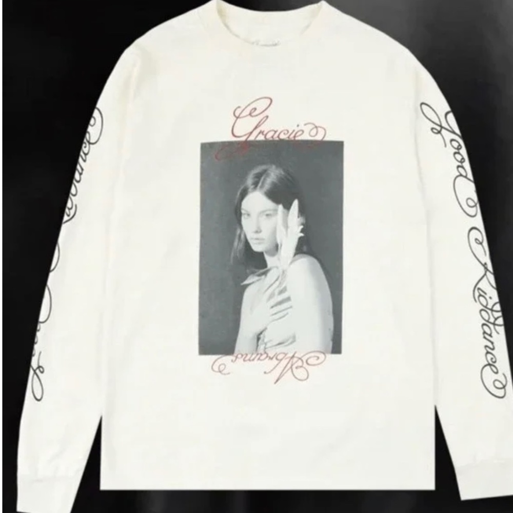 Gracie Abrams Good Riddance official merch Medium long sleeve T shirt